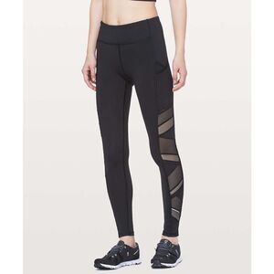 Lululemon Speed Up Tight *Mesh 28" in Black - Size: 4